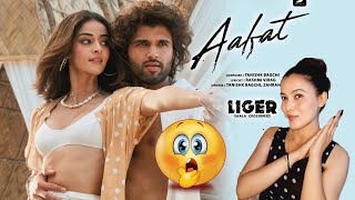 Aafat Song Reaction | LIGER | Vijay Deverakonda And Ananya Panday