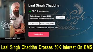Laal Singh Chaddha Crosses 50K Interest On Book My Show