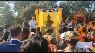 Shri Gurdeep Singh, CMD unveiled statue of Netaji at Vindhyachal  (12.2.2022)