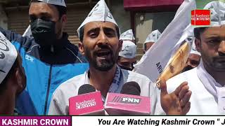 Aam Admi Party Rally in Sopore , hundreds extend support to the party