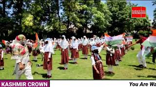 Har Ghar Tiranga: School students take out tricolour rally in North Kashmir's Pattan