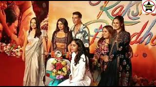 Akshay Kumar Fun And Masti With All Sisters In front Of Media At Raksha Bandhan Premiere Event