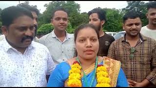 #PanchayatElections | Winner Suchita Gaonkar from Thane Panchayat Ward no 8