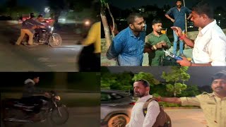 Funny Scenes Captured At Drunk & Drive By Hyderabad Police At Goshamahal | SACH NEWS |