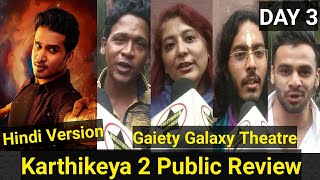 Karthikeya 2 Movie Public Review Day 3 Hindi Version At Gaiety Galaxy Theatre In Mumbai