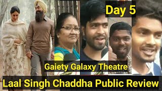 Laal Singh Chaddha Movie Public Review Day 5 At Gaiety Galaxy Theatre In Mumbai