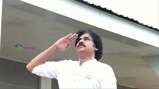 Pawan Kalyan Flag Hoisting At Janasena Office | independence day | s media
