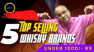 5 Top Selling Whisky Brands Under 1000 Rs in 2021 | Cocktails India | Dada Bartender | Budget Whisky