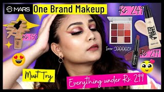 Mars One Brand Makeup Tutorial | Everything Under Rs. 299 | Nidhi Katiyar