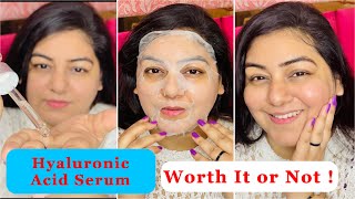 Hyaluronic Acid Serum is Really Worth it or NOT ! Live Demo | JSuper Kaur