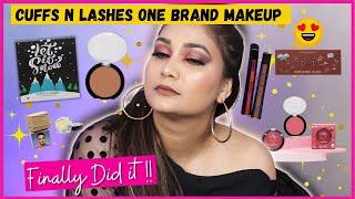 Finally CUFFS N LASHES One Brand Makeup Tutorial / Nidhi Katiyar