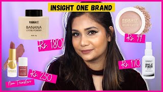 Insight Cosmetics One Brand Makuep | Testing New Makeup from Insight Cosmetics | Nidhi Katiyar