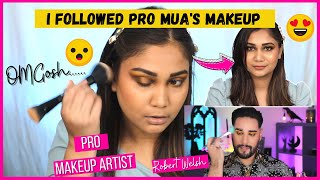 Tried Following PRO MUA ROBERT WELSH #Makeup look | Do Makeup Like a PRO | Nidhi Katiyar