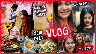 VLOG : Mysha's Welcome Party / New Diet Plan / Lunch Date & Sooo Much Food