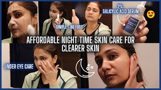 Affordable Night Time Skincare Routine for Clear Flawless Skin | Current Skin Care routine