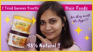 I Tried Garnier Fructis Hair Food on My Dry Hair & This Happened ! Garnier Fructis Hair Food Review