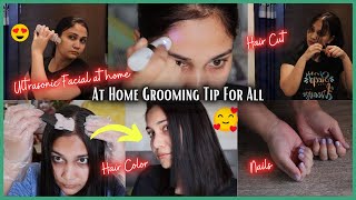 Grooming Tips and Tricks for a  Summer Makeover - Ultrasonic facial, New Hair Color #summerglowup