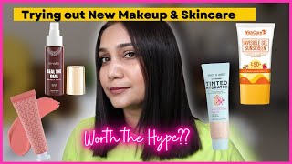 Testing our New Makeup & Skincare | Is WishCare Invisible Gel Sunscreen the best sunscreen for face?