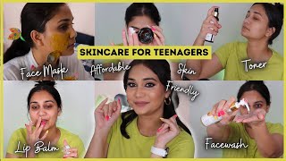 Best Affordable & Skin Friendly Teenage Skincare Products in India #indianskincare #skincare