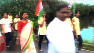 NSS and Vrundavan Institute of Nursing Education take out tiranga rally in Colvale
