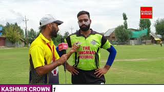 In Conversation with most lovable and famous Cricketer Of Kashmir Valley Aasim Bashir