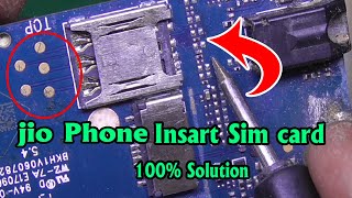 Jio Phone Insart Sim Card Solution -  jio phone sim not working - jio f220b insert sim solution