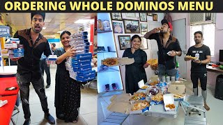 I Ordered THE ENTIRE DOMINOS MENU ???? *CHallenge*
