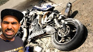 Superbike Crashed In Kargil `RIDER DIED` - LADAKH EP-8