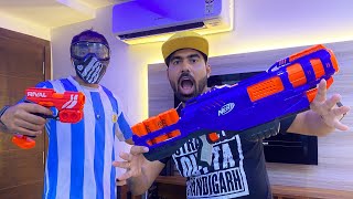 UNBOXING INDIA'S BEST NERF Toy GUNS ( PLAYING, TESTING)  *HAMLEYS*