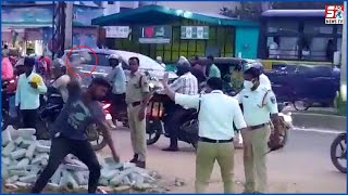 Police Par Hamla | Drink And Drive Checking Ke Dauran Sharabi Ka Tamasha |@Sach News