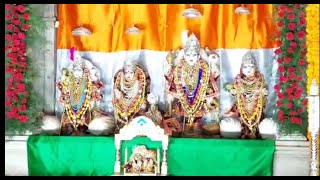 कृष्ण जन्माष्टमी पर दिखा आजादी के अमृत महोत्सव का रंग । krishna janmashtami khandwa news