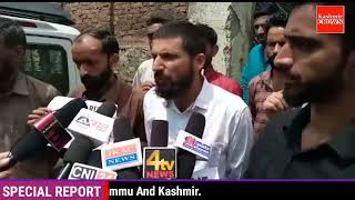 : All Political parties protest in #Budhal Rajouri aganist 25  Lakh news voter form outside j&k