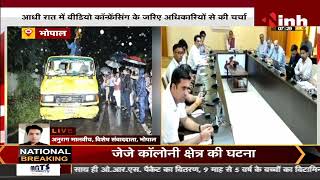 आधी रात सड़को पर CM Shivraj निकले, बिजली कर्मचारियों का हौसला बढ़ाया