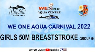 We One Aqua Centre | STATE LEVEL SWIMMING COMPETITION-2022 | BOYS 50M BREASTSTROKE GROUP 02 HEAT 1