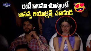 Vijay Deverakonda & Ananya Panday Reaction While Watching Liger Movie | Sudarshan | Top Telugu