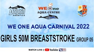 We One Aqua Centre | STATE LEVEL SWIMMING COMPETITION-2022 || GIRLS, 50M BREASTSTROKE GROUP 05