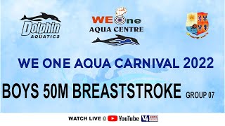 We One Aqua Centre | STATE LEVEL SWIMMING COMPETITION-2022 | BOYS, 50M BREASTSTROKE GROUP 07