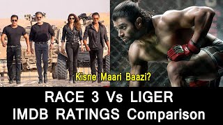RACE 3 Vs LIGER Movie IMDB Ratings Comparison, Kaunsi Film Hai Pichche Yahaan?