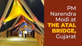 PM Narendra Modi at the Atal Bridge, Gujarat l PMO