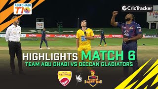 Team Abu Dhabi vs Deccan Gladiators | Match 6 Highlights | Abu Dhabi T10 Season 4