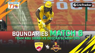 Team Abu Dhabi vs Deccan Gladiators | Match 6 Boundaries | Abu Dhabi T10 Season 4