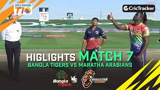 Bangla Tigers vs Maratha Arabians | Match 7 Highlights | Abu Dhabi T10 Season 4