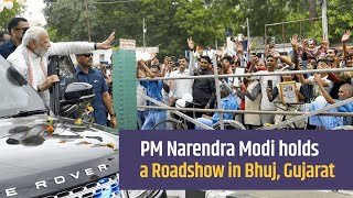 PM Narendra Modi holds a Roadshow in Bhuj, Gujarat l PMO