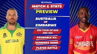 Australia vs Zimbabwe | 1st ODI | Predicted Playing XI, Match Stats and Preview