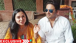 Gaurav Khanna With Wife Akansha At Anupama Sets For Ganesh Puja | Exclusive Interview