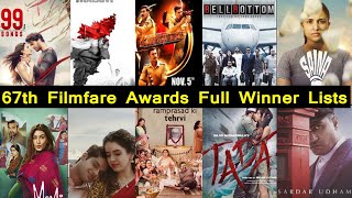 67th Filmfare Awards Full Winner Lists And REACTION By Bollywood Crazies Surya