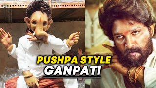 Pushpa Style Me Ganapti Bappa, Allu Arjun Ka Craze