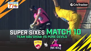 Team Abu Dhabi vs Pune Devils | Match 10 Super Sixes | Abu Dhabi T10 Season 4