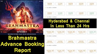 Brahmastra Advance Booking Report In Hyderabad And Chennai Is 60 % Sold Out In Less Than 24 Hours