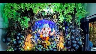 #GaneshChaturthi | #Amazing Ganesh Decor! Pravin Kheture decorated the house based on a jungle theme